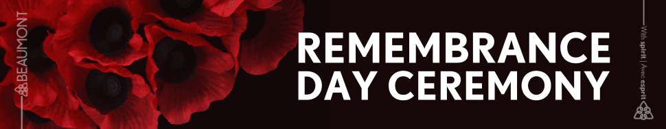 Remembrance Day Events Webpage Banner