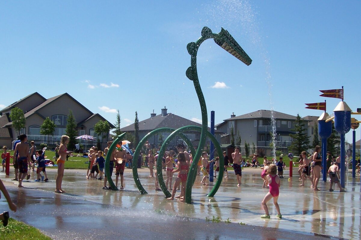 Spray park now open image